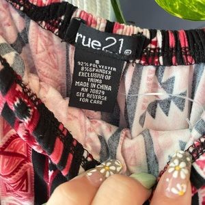 Small Red printed romper from rue21